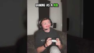 Gaming As A Kid VS Now #Shorts