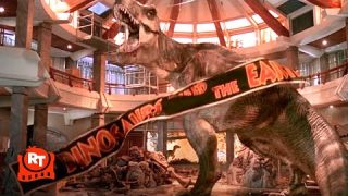 Jurassic Park (1993) – T-Rex vs. the Raptors Scene | Movieclips