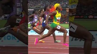 Shelly-Ann Fraser-Pryce is the definition of speed 🔥 #athletics #jamaica #sports