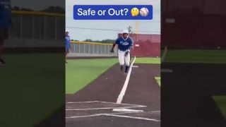 Was he safe or out? ๐ฑ๐ค #shorts